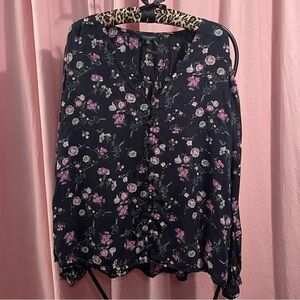 Lucky Brand floral blouse